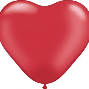6'' Hearts Red