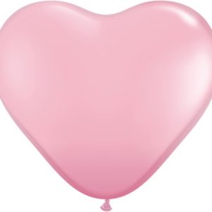 6'' Hearts Pink