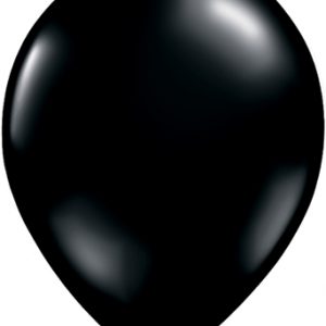 5" Round Onyx Black