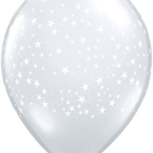 11" Stars A Round Clear